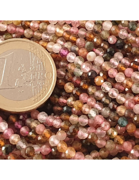 Turmalinkette facettiert 3mm