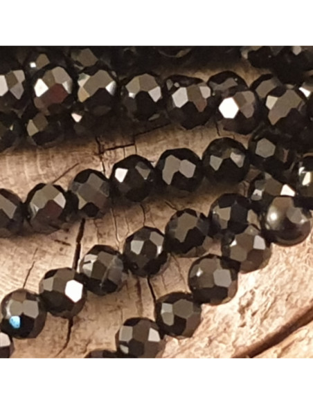 Onyxkette facettiert 3mm