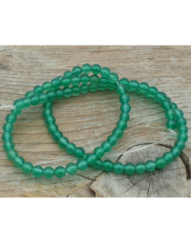 Achatkette grün 4mm