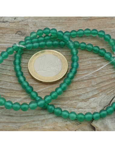 Achatkette grün 4mm