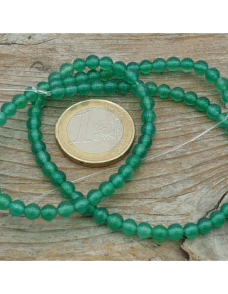 Achatkette grün 4mm