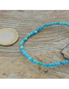Türkisarmband 3mm facettiert 2
