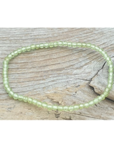 Olivin (Peridot) 3mm Armband facettiert