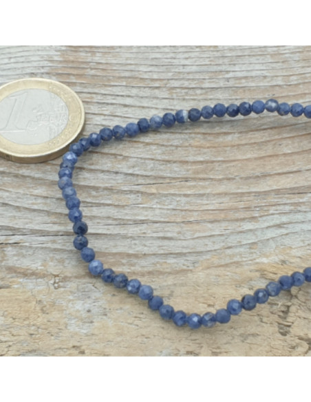 Safir (Saphir) 3mm Armband facettiert