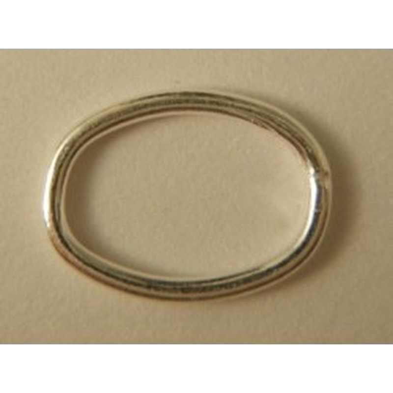 Ring 8x11mm, geschlossen, Silber