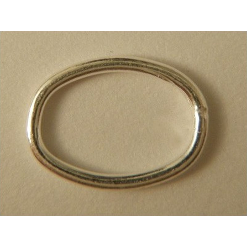 Ring 8x11mm, geschlossen, Silber