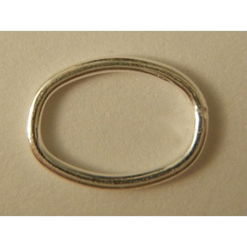Ring 8x11mm, geschlossen, Silber
