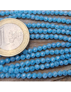 Zirkoniakette-stark funkelnd-facettiert 3mm 2