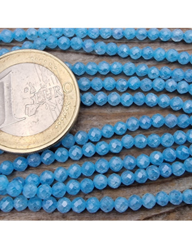 Zirkoniakette-stark funkelnd-facettiert 3mm