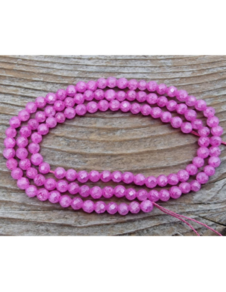 Zirkoniakette-stark funkelnd-facettiert 3mm