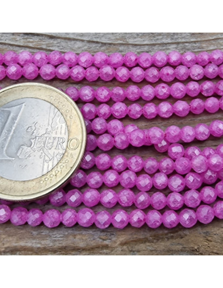 Zirkoniakette-stark funkelnd-facettiert 3mm