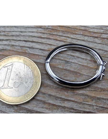 Kettenverkürzer 22x29mm, 925 Silber rhodiniert