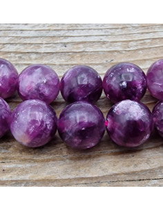 Lepidolithkette (Glimmer) 8mm