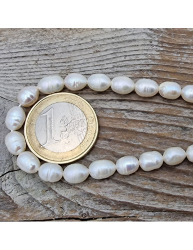 Perlenstrang 5-6mm/33cm