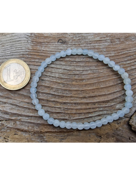 Aquamarin Armband 4mm