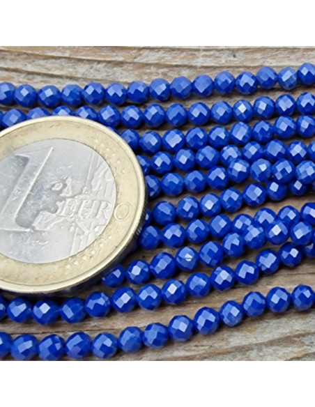 Zirkoniakette-stark funkelnd-facettiert 3mm