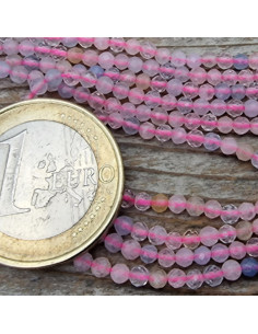 Beryllkette (Morganit) facettiert 2mm 2