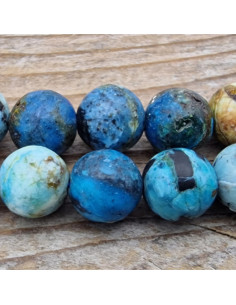 Blauer Opal Kette 8mm