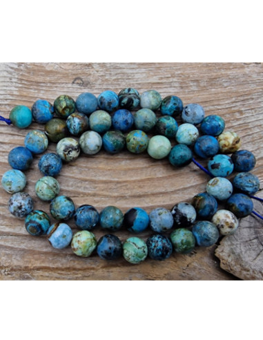 Blauer Opal Kette 8mm