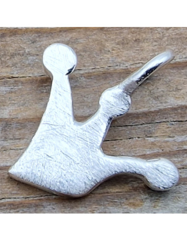 Charm Krone 17mm, 925 Silber