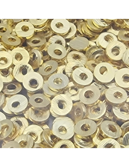 Zwischenteil, Scheibe 2.5x0.7mm, 925 Silber vergoldet