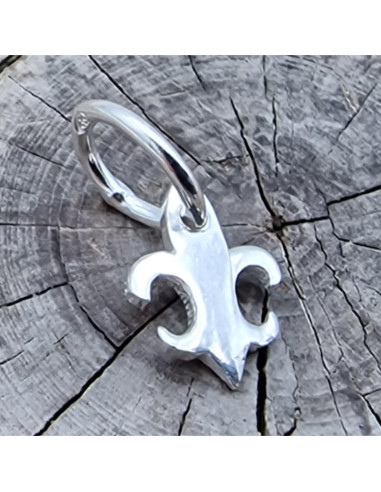 Charm Lilie 12mm, 925 Silber
