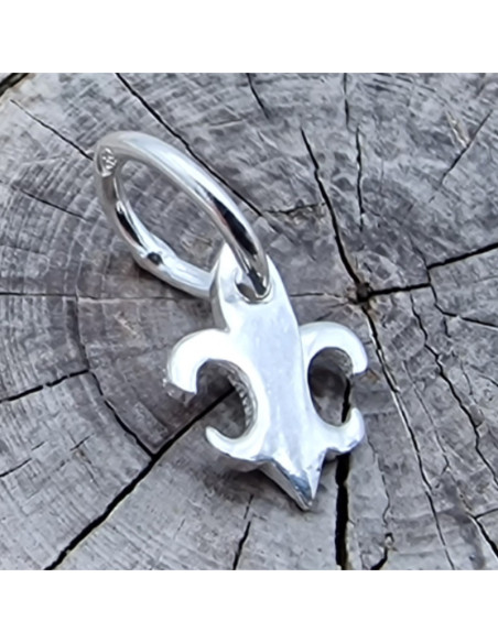 Charm Lilie 12mm, 925 Silber