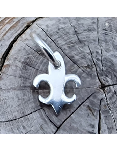Charm Lilie 12mm, 925 Silber