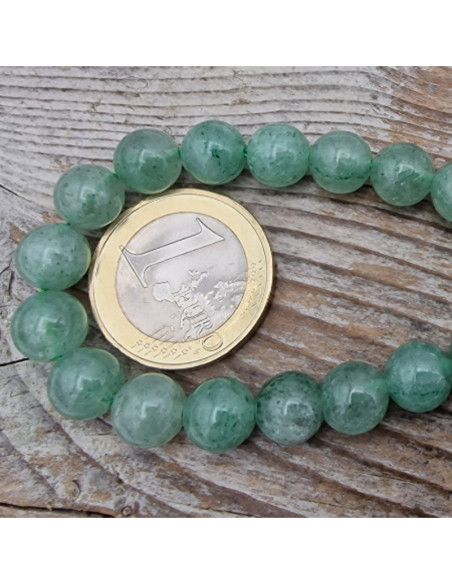 grüner Erdbeerquarzkette 8mm
