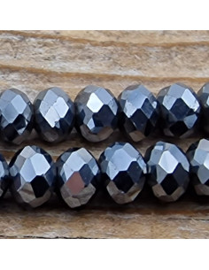 Siliciumkette  facettiert 4x3mm