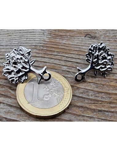 Ohrstecker 16x21mm (2 Stk), Edelstahl