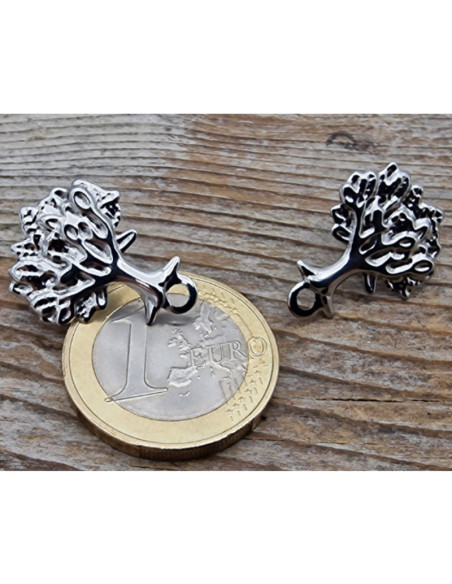 Ohrstecker 16x21mm (2 Stk), Edelstahl