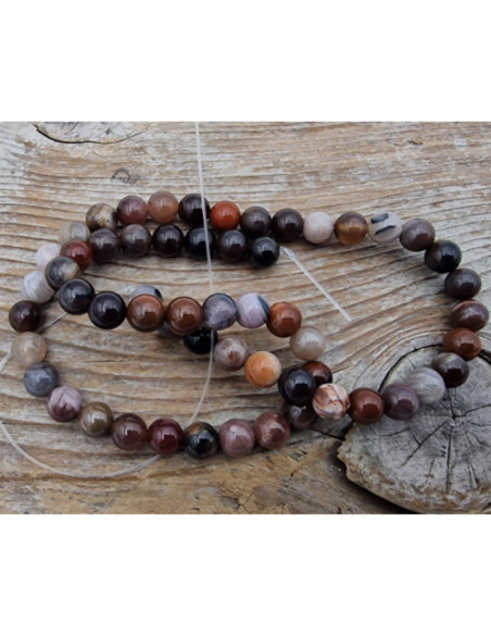 versteinertes Holz Kette 6mm