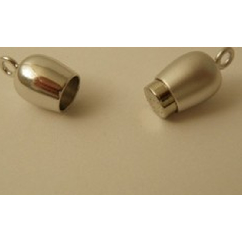 Magnetschliesse 7*23mm rhodiniert 2