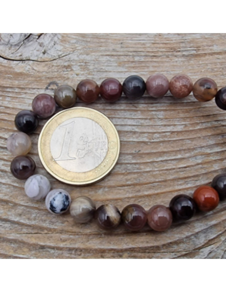 versteinertes Holz Kette 6mm