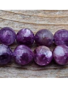 Lepidolithkette (Glimmer) 7mm
