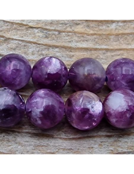 Lepidolithkette (Glimmer) 7mm
