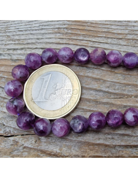 Lepidolithkette (Glimmer) 7mm