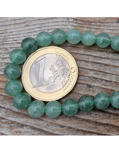 grüner Erdbeerquarzkette 6mm