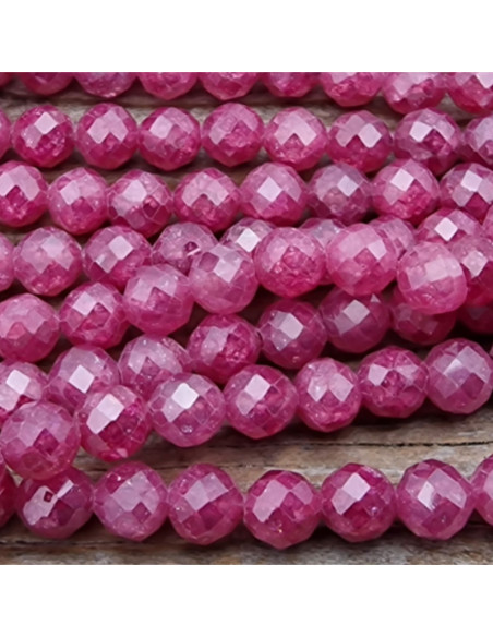 Zirkoniakette-stark funkelnd-facettiert 4mm