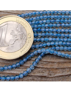 blauer Topas Kette facettiert 2mm 2
