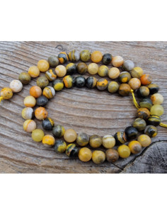 Bumblebee Jaspis Kette 6mm 2