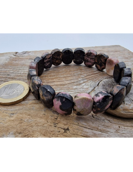 Rhodonit 15mm Armband