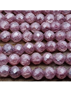 Zirkoniakette-stark funkelnd-facettiert 3mm