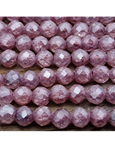 Zirkoniakette-stark funkelnd-facettiert 3mm