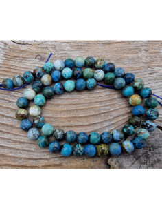 Blauer Opal Kette 6mm 2