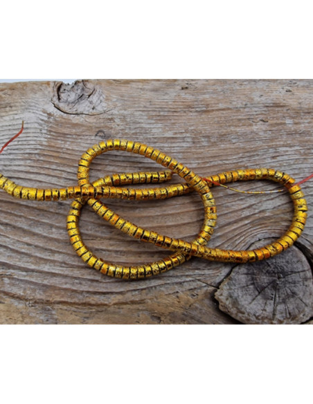 Blutsteinkette Multicolor (Hämatit) Lavalook 4x2mm