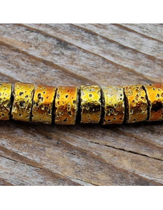 Blutsteinkette Multicolor (Hämatit) Lavalook 4x2mm
