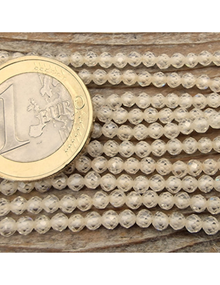 Zirkoniakette-stark funkelnd-facettiert 3mm