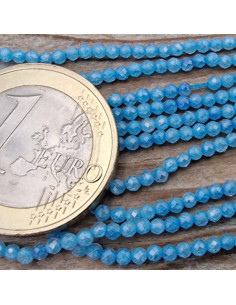 Zirkoniakette-stark funkelnd-facettiert 2mm 2